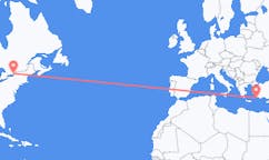 Flyg från Kingston, Kanada till Rhodes, England, Grekland