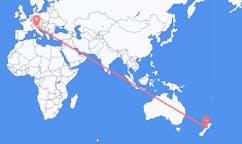 Flyreiser fra Nelson, New Zealand til Verona, Italia