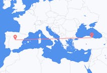 Flights from Madrid to Samsun