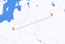 Vluchten van Moskou, Rusland naar Warschau, Polen