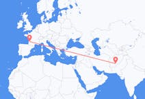 Flights from Kandahar, Afghanistan to Bordeaux, France
