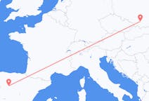 Fly fra Kraków til Valladolid