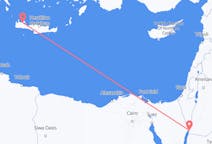 出发地 约旦出发地 亞喀巴目的地 希腊哈尼亚的航班