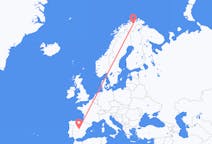 Flyreiser fra Lakselv, Norge til Madrid, Spania