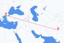 Flyreiser fra Multan, til Alexandroupolis