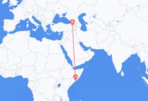 Flights from Mogadishu to Ağrı merkez