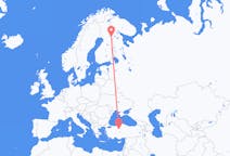 Voos de Ancara, Turquia para Kuusamo, Finlândia