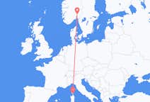 Flyreiser fra Figari, til Oslo