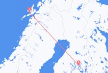 Fly fra Stokmarknes til Kuopio