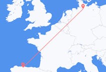 Flyreiser fra Hamburg, Tyskland til Santiago del Monte, Spania