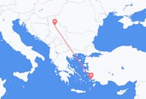 Flights from Belgrade to Bodrum