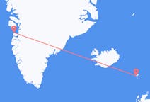 Flights from Sørvágur, Faroe Islands to Aasiaat, Greenland