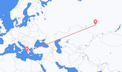 Flights from Kemerovo, Russia to Zakynthos Island, Greece