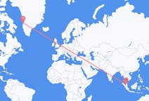 Flyreiser fra Kuala Lumpur, Malaysia til Aasiaat, Grønland