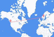 Flights from Nanaimo, Canada to Rörbäcksnäs, Sweden