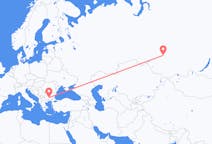 Flights from Tomsk, Russia to Plovdiv, Bulgaria