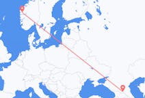 Flights from Vladikavkaz, Russia to Førde, Norway