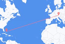 Flyrejser fra North Eleuthera, Bahamas til Salzburg, Østrig