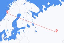 Fly fra Perm til Mosjøen