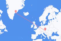 Voos de Viena, Áustria para Tasiilaq, Groenlândia