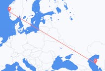Flights from Aktau, Kazakhstan to Bergen, Norway