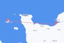 Flyreiser fra Guernsey, Guernsey til Deauville, Frankrike