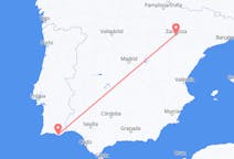 Flyrejser fra Faro District, Portugal til Zaragoza, Spanien