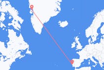 出发地 葡萄牙里斯本目的地 格陵兰卡修特的航班
