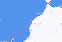 Vluchten van Tétouan naar Lanzarote