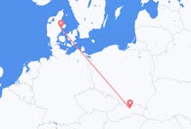 Flights from Poprad in Slovakia to Aarhus in Denmark
