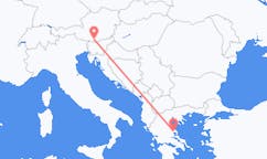 Flights from Klagenfurt, Austria to Volos, Greece