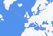 Flyrejser fra Ha il, Saudi-Arabien til Nuuk, Grønland