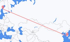 Flyreiser fra Jinju, Sør-Korea til Vasa, Finland
