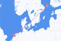 Vluchten van Mariehamn naar Amsterdam