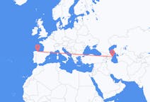 Flights from Baku to Santiago del Monte