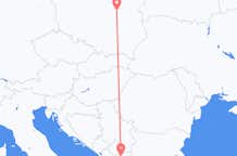 Flyrejser fra Skopje til Warszawa