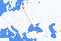 Flyrejser fra Kaunas, Litauen til Sivas, Tyrkiet