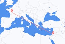 Flyreiser fra Amman, Jordan til Poitiers, Frankrike