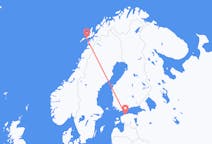 Flyg från Svolvaer, Norge till Tallinn, Estland