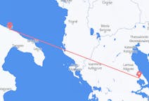 Flyreiser fra Bari, Italia til Volos, Hellas