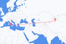 Flyreiser fra Ürümqi, Kina til Trapani, Italia