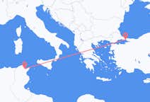 Flyrejser fra Tunis til Istanbul