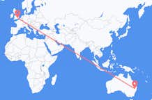 Flyreiser fra Inverell, Australia til London, England