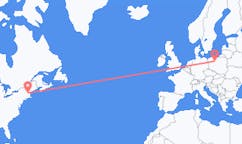 Flyrejser fra Manchester, USA til Bydgoszcz, Polen