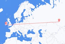 Flyreiser fra Novosibirsk, Russland til Kork, Irland