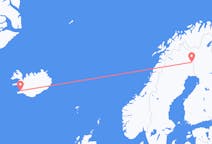 Flights from Pajala, Sweden to Reykjavik, Iceland