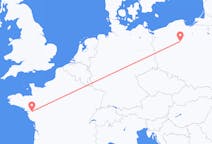 Flyrejser fra Bydgoszcz, Polen til Nantes, Frankrig