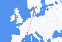 Voli da Marsiglia, Francia a Göteborg, Svezia