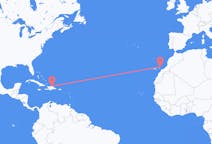 出发地 多米尼加共和国出发地 普拉塔港目的地 西班牙兰萨罗特岛的航班