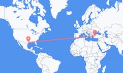 Flyg från Houston, Minnesota, USA till Kutahya, Turkiet